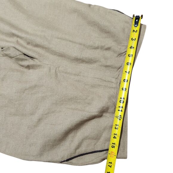 E.l.c.c Set Top Pants Size Medium/Large Brown Embroidered Silk-Linen-Rayon. - Picture 7 of 15